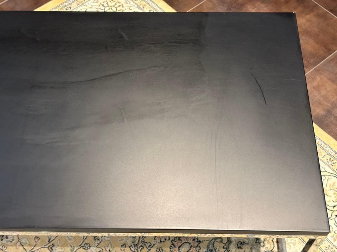 ローテーブル センターテーブル フラットローテーブル ブラック モダン SG