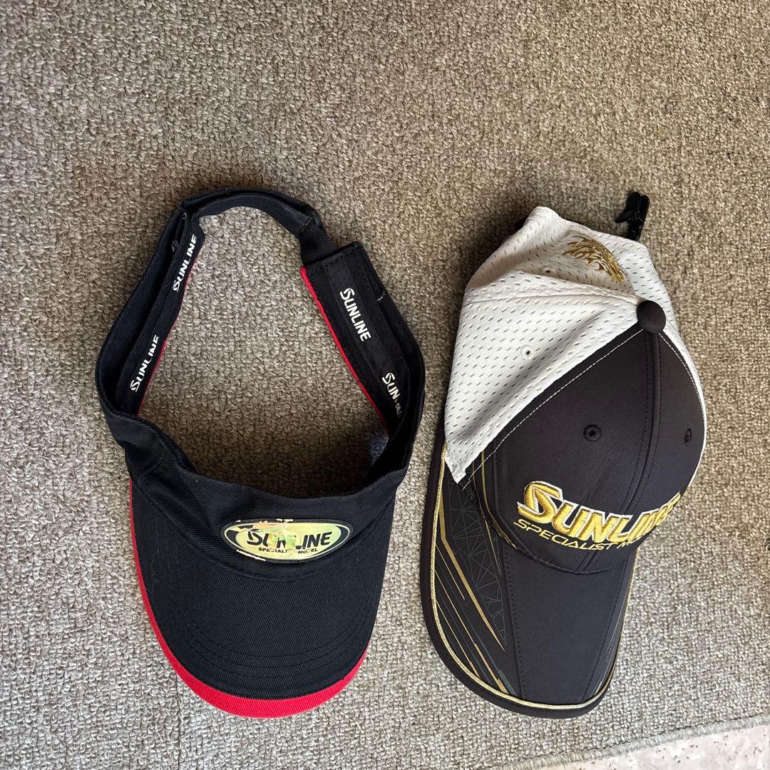 サンライン ウェア　STW-1303 キャップ　バイザーセット