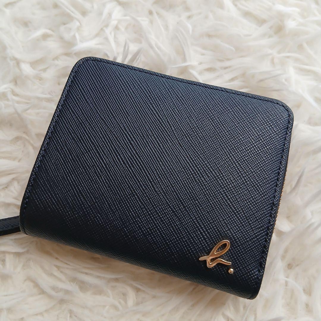 【美品】【agnes b.】 二つ折り財布 EW13B-09