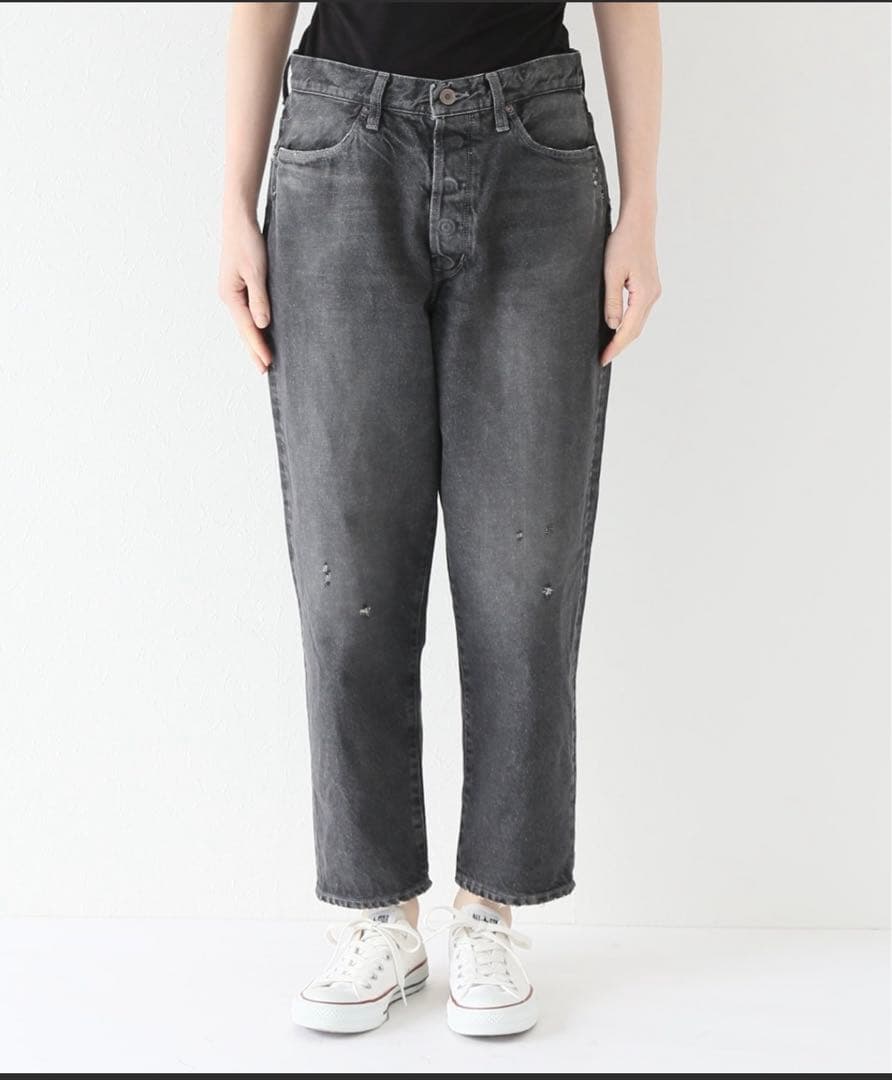 ジャーナルスタンダードラックス　リュウカBKデニムルーズテーパー8分丈4PK