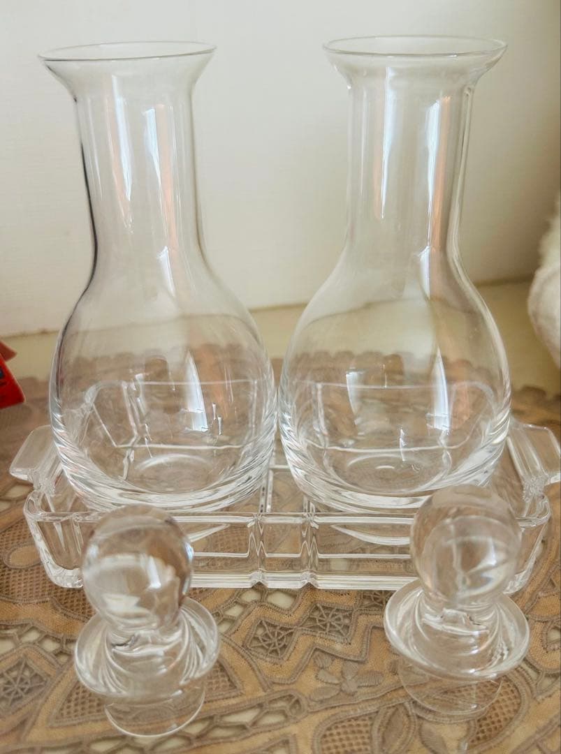 未使用、ガラスのサルサ、調味料ボトル