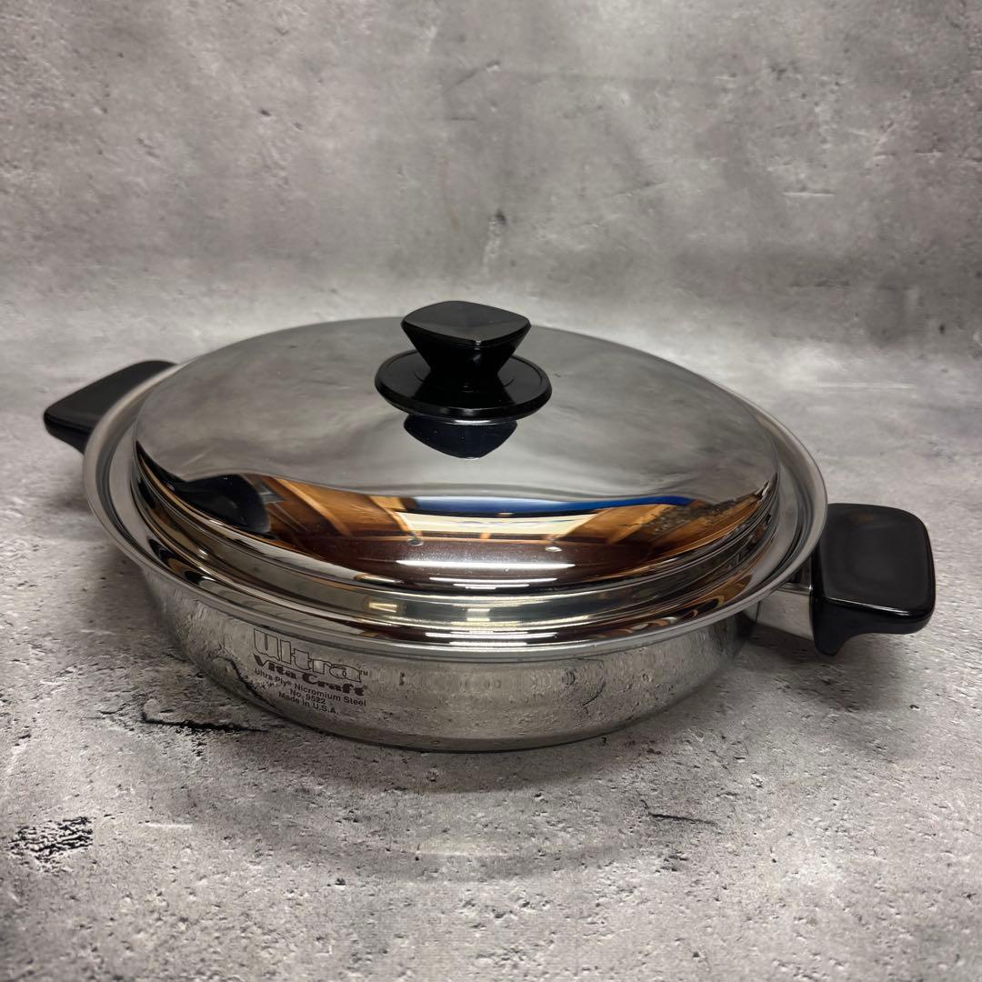 ビタクラフト ウルトラ 両手鍋浅型３.０Ｌ　NO.９５２２