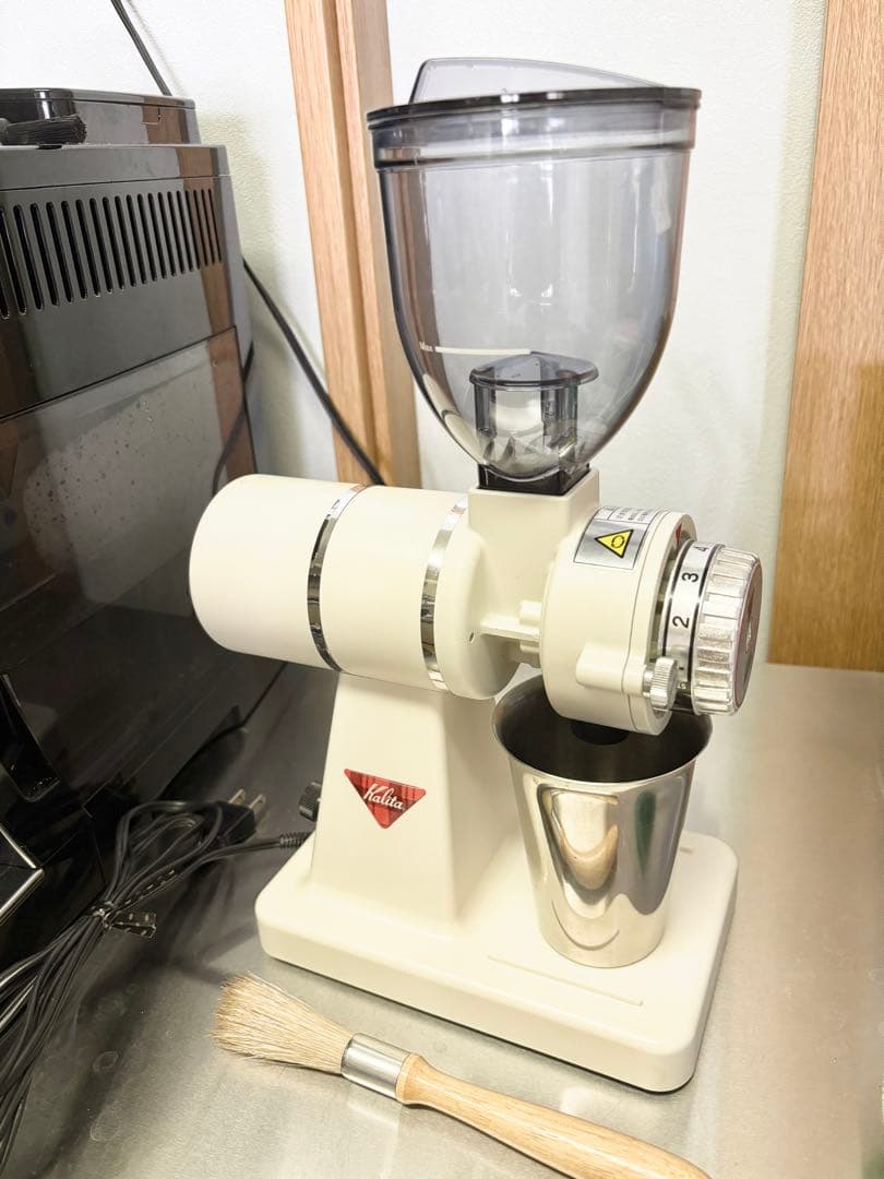 美品 カリタ ナイスカットG アイボリー コーヒーミル ナイスカットミル