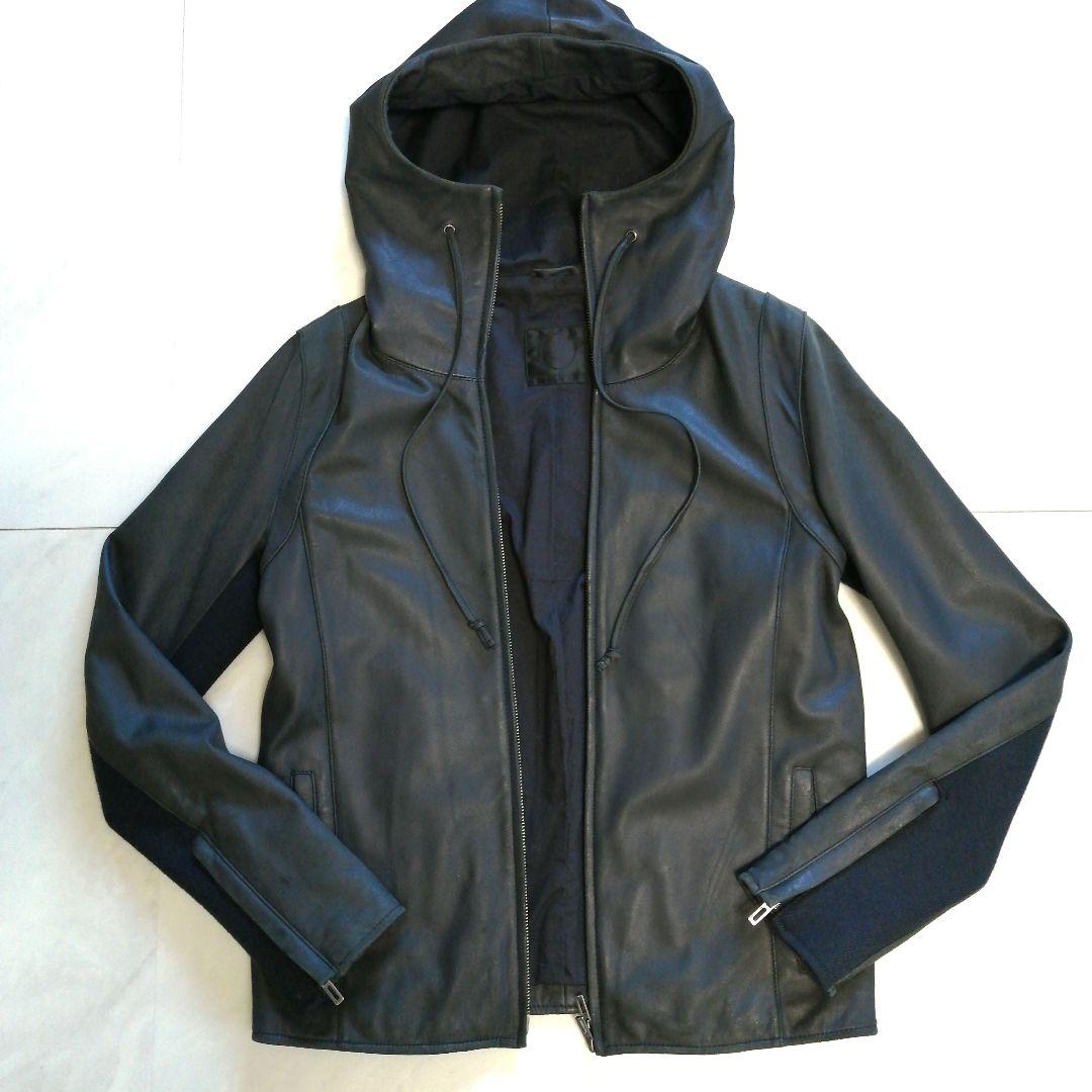 DOMENICO+SAVIO 亀梨和也さん着用モデル レザーパーカー サイズ46