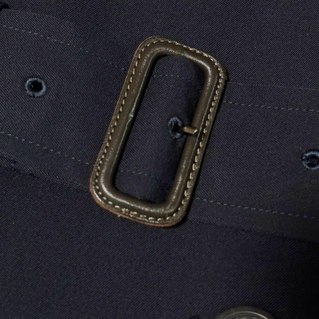 【あしゅ】ポールスミスロンドン　ウールトレンチコートネイビーライナー付