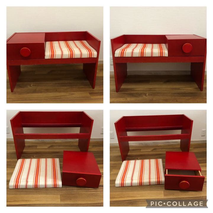 テレフォンベンチ　電話台　チェア　ベンチ　サイドテーブル　北欧家具