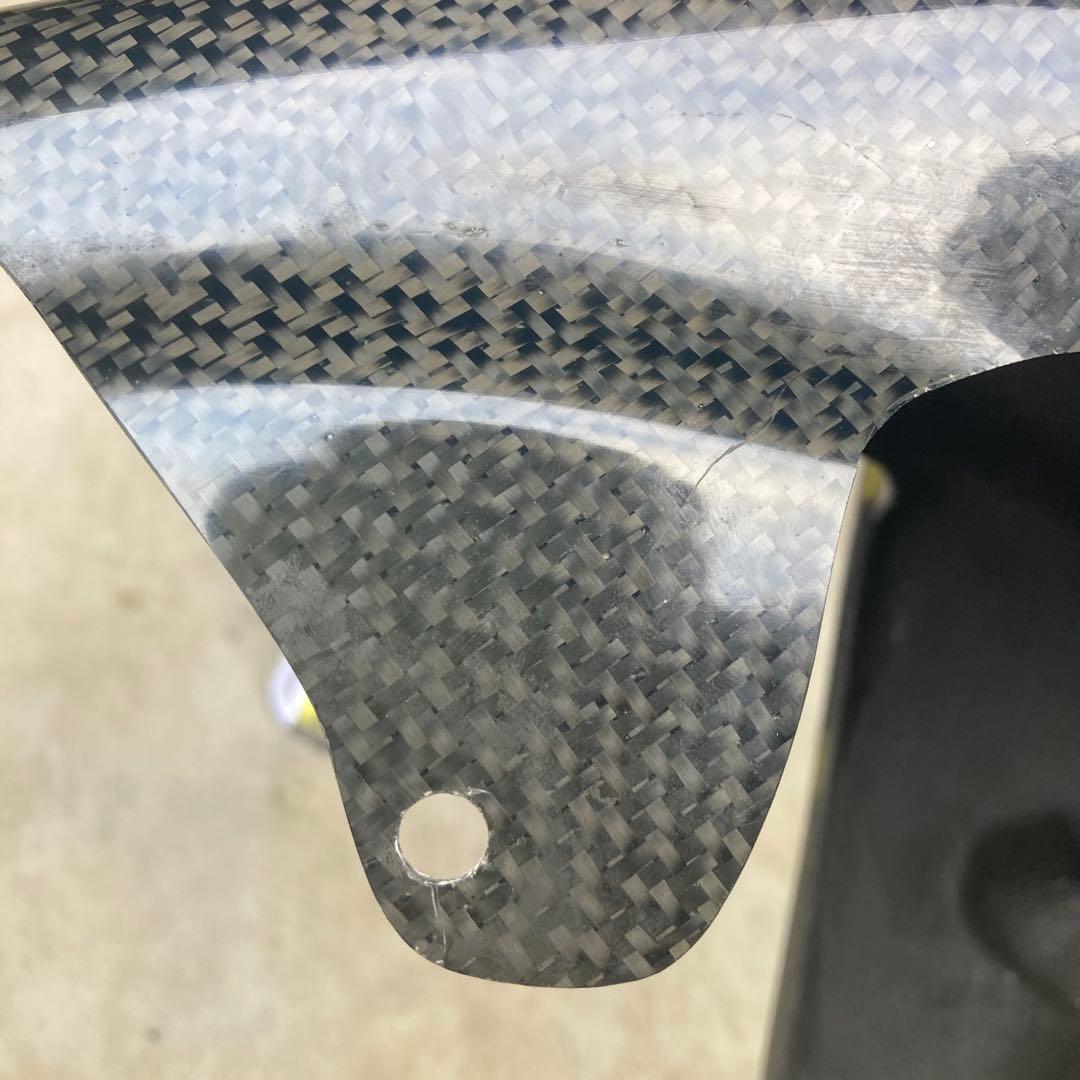 zx12rカーボンフロントフェンダー