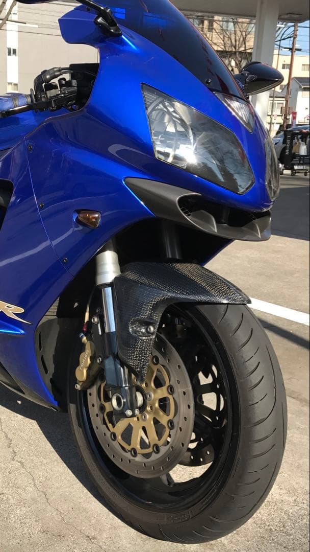 zx12rカーボンフロントフェンダー