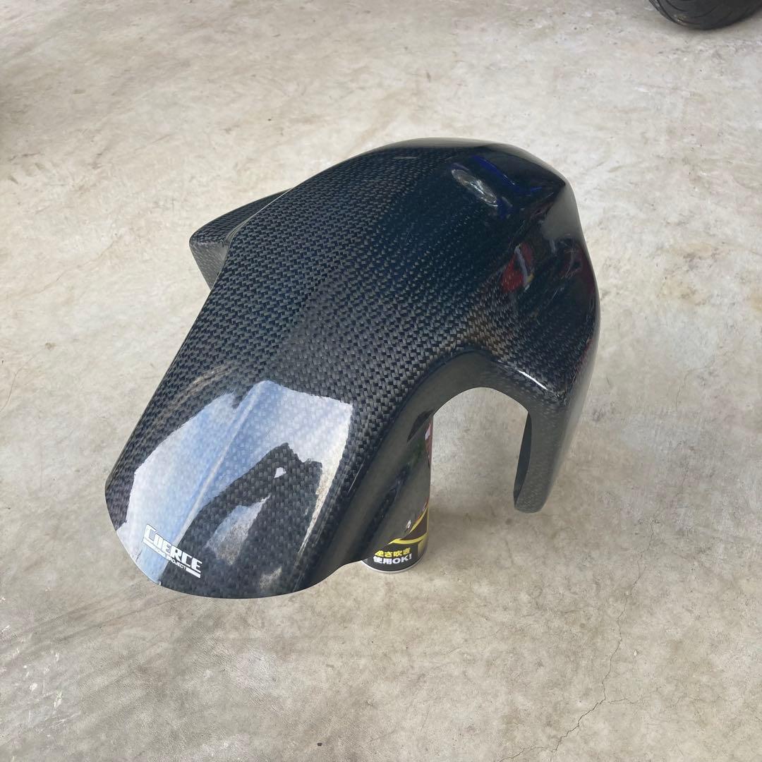 zx12rカーボンフロントフェンダー