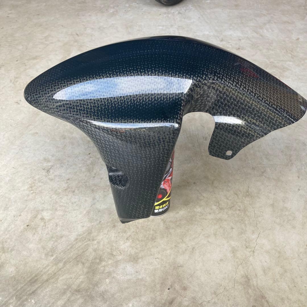 zx12rカーボンフロントフェンダー