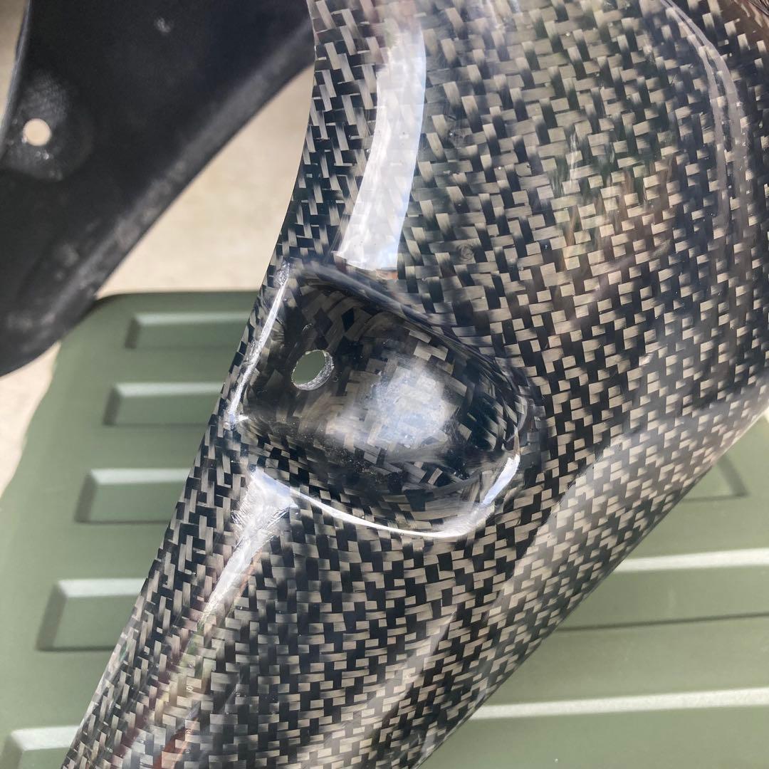 zx12rカーボンフロントフェンダー