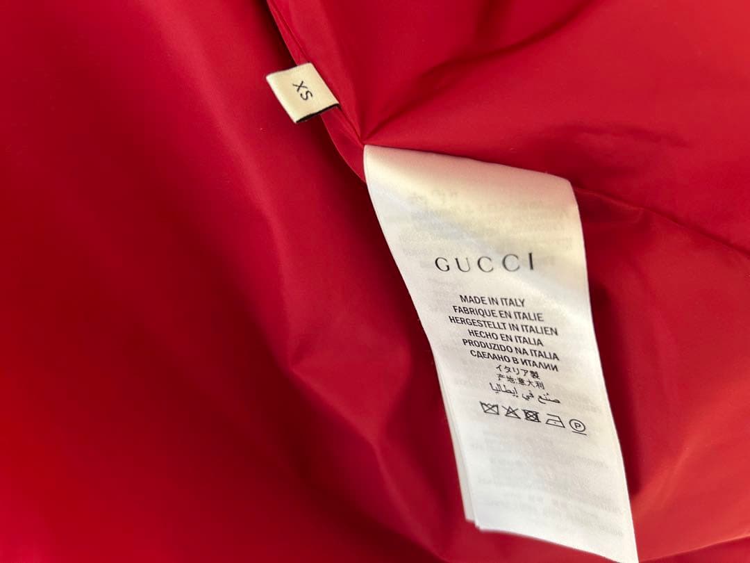 GUCCI GGスリーブ トラックジャケット xs