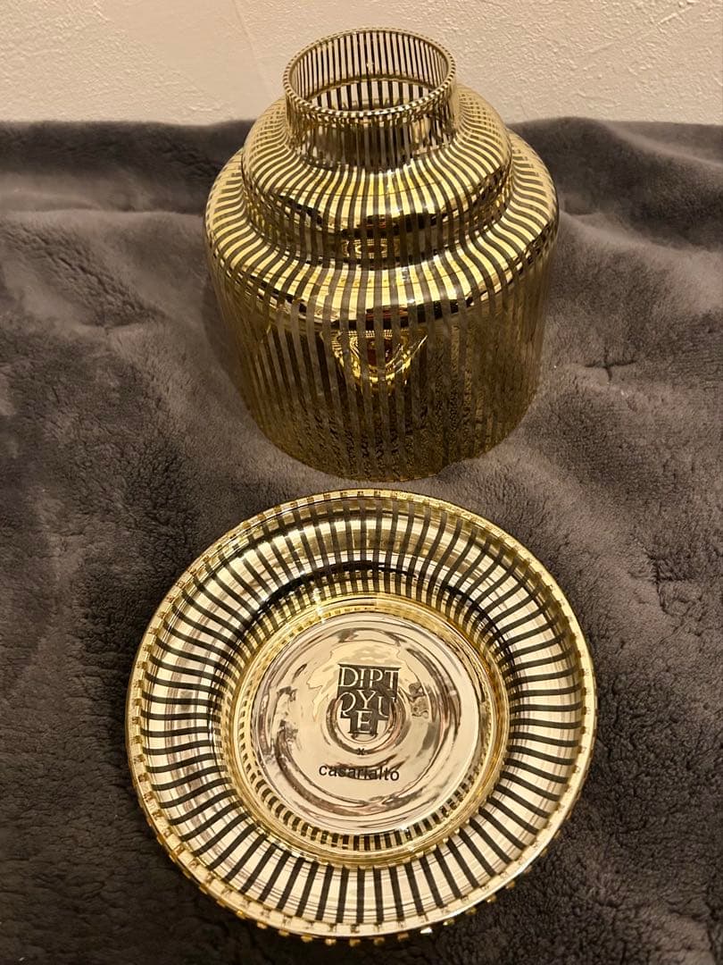 ディプティック　キャンドルホルダー ピラミッド ゴールド