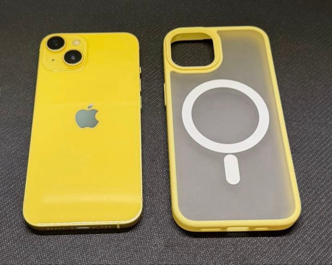 iPhone 14 イエロー　128GB 極美品