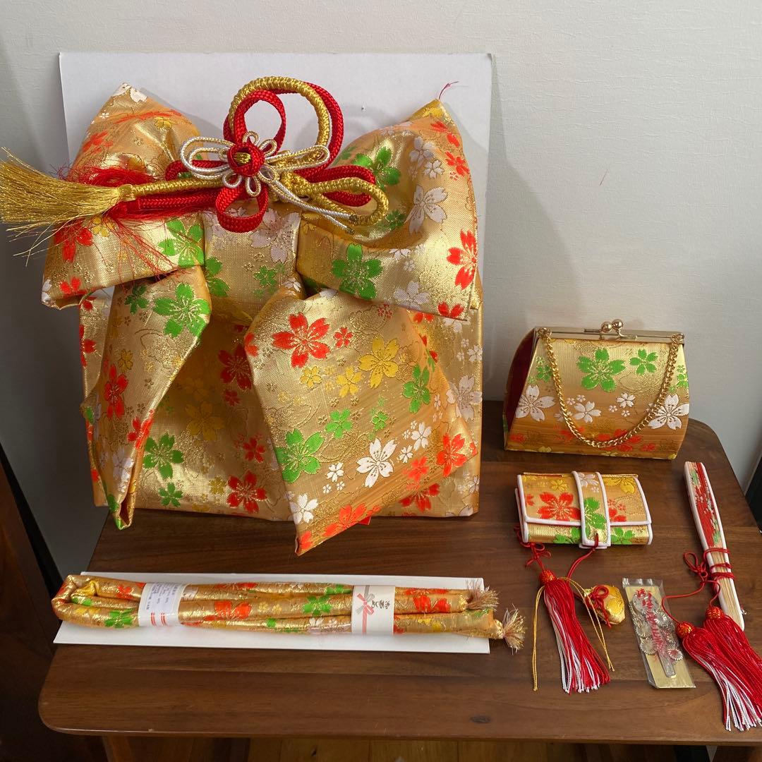 七五三　7歳　作り帯　はこせこ　セット