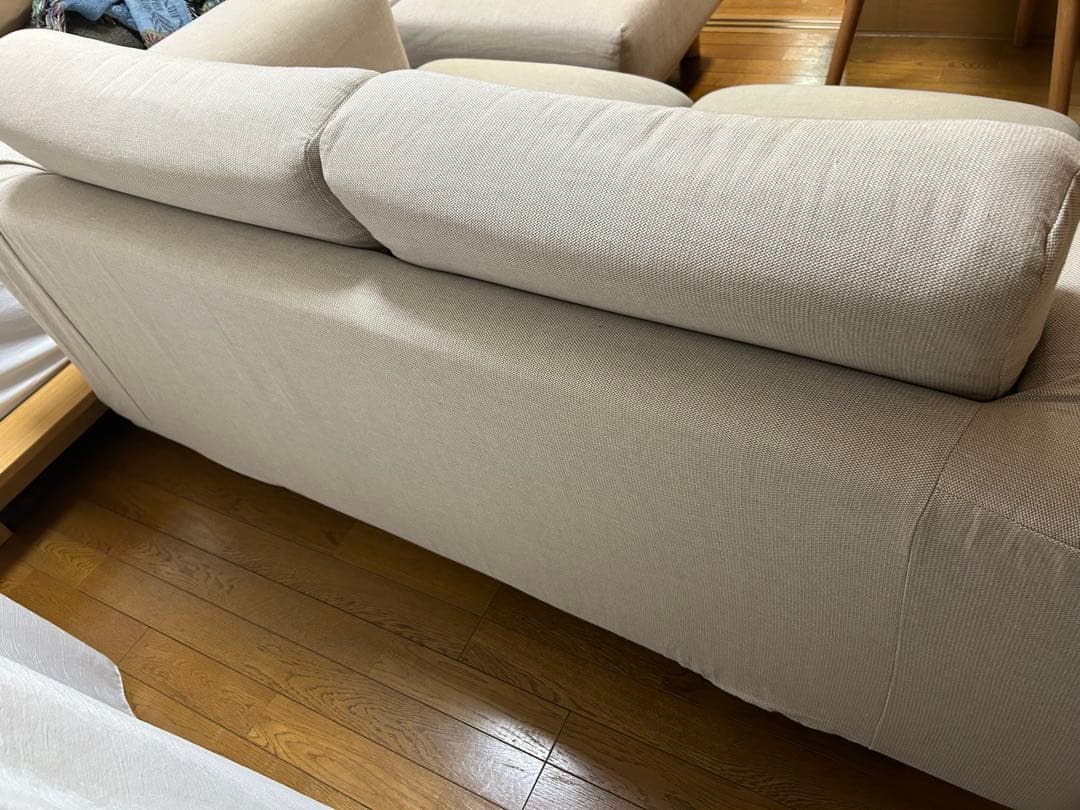 【送料込|カバー付】無印良品2シーターウレタンポケットコイル