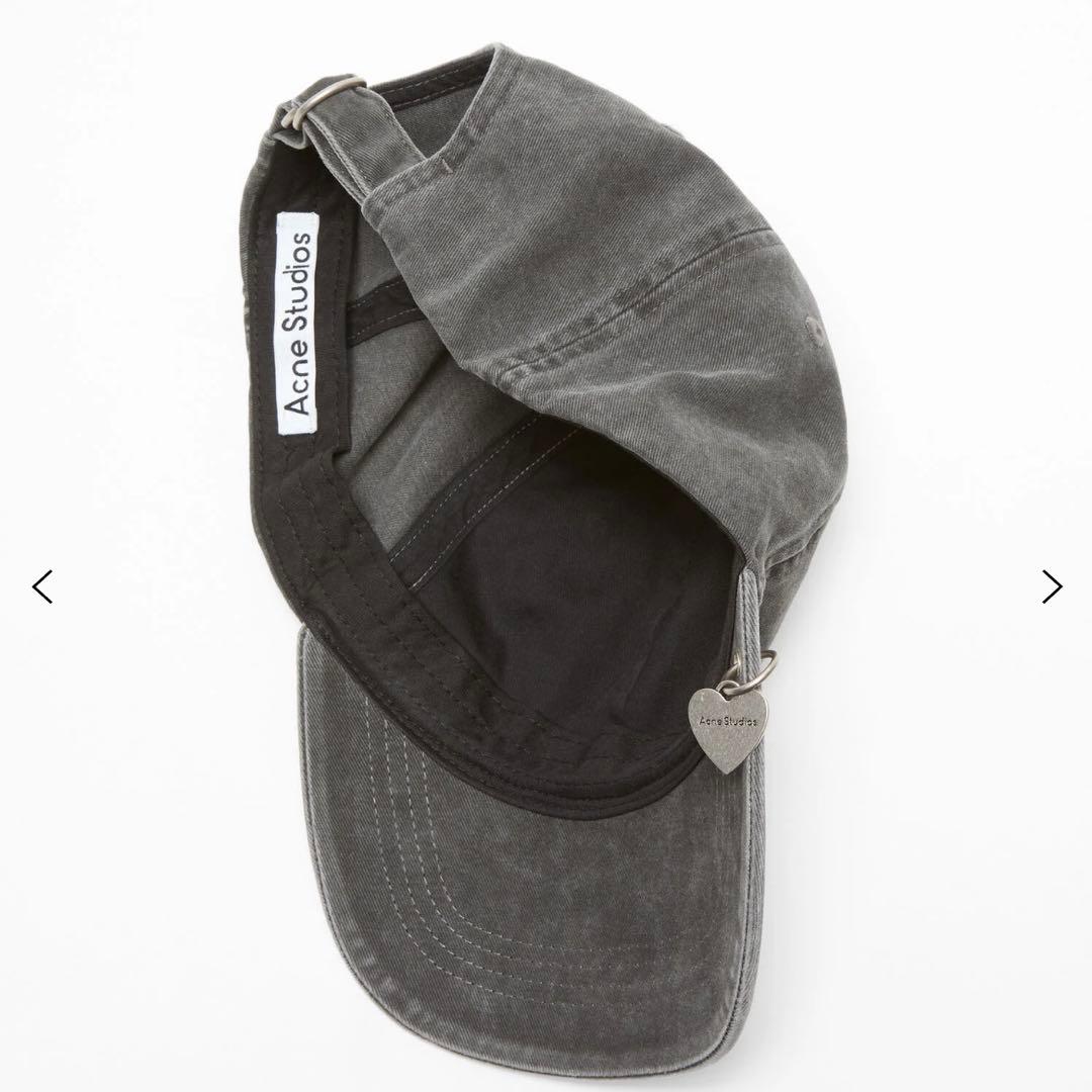 Acne Studios ペンダントツイルキャップ グレー ワンサイズ