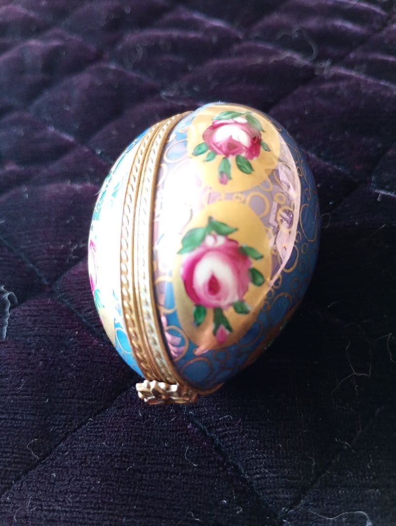 ※リモージュボックス　エナメル装飾陶磁器　香水瓶付き※