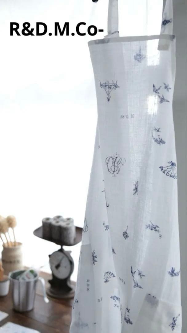 オールドマンズテーラーエプロンR&D.M.Co- モノグラムエプロン