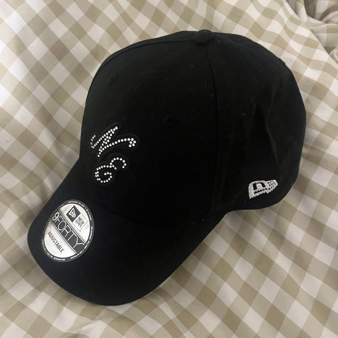 9FORTY Rhinestone クラシックロゴ ブラック NEWERA