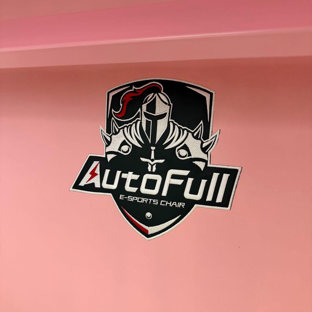 【美品‼️】Autofull オートフル ゲーミングデスク ワイヤレス充電　ピンク