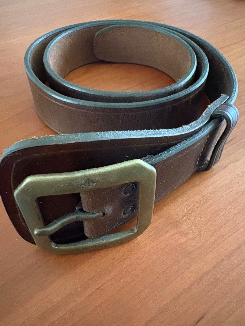 ナイジェルケーボンレザーベルト