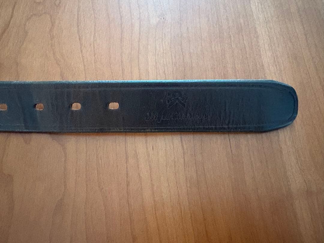 ナイジェルケーボンレザーベルト