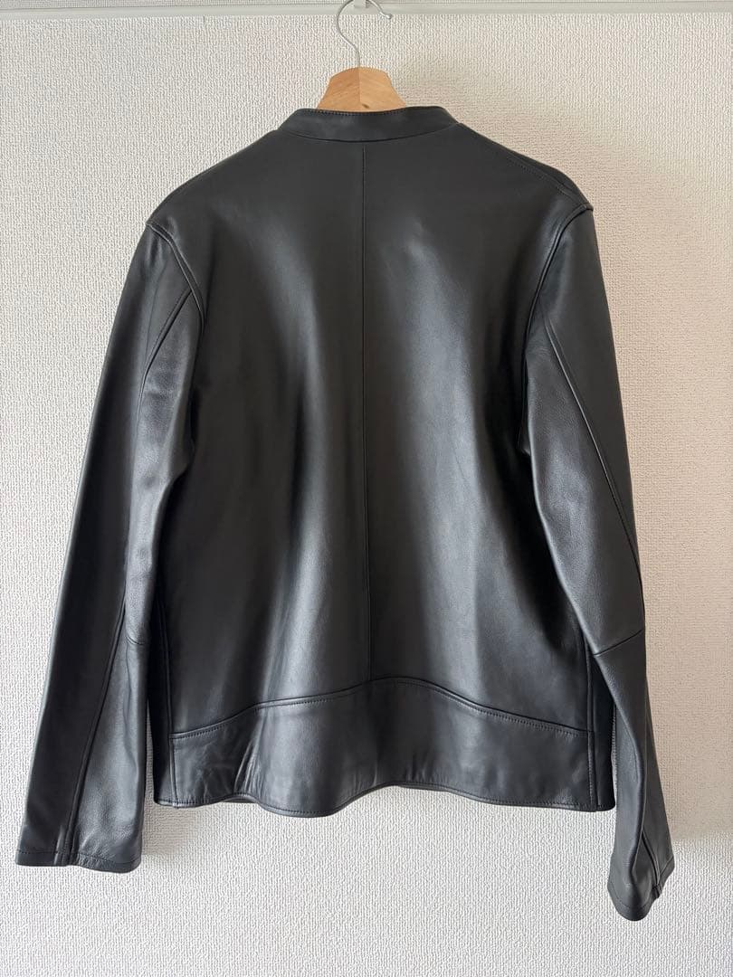 【特価】 EDIFICE稀少XLシープレザーシングルライダースジャケット