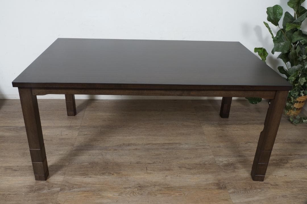 あんち　ダイニングコタツ135×80　高級こたつ椅子2脚　3点セット