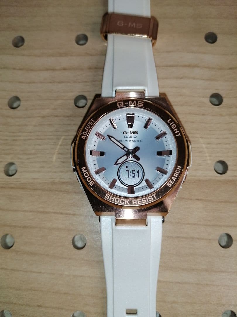 カシオ　G-MS G-shock baby-g MSG-W200G 超美品