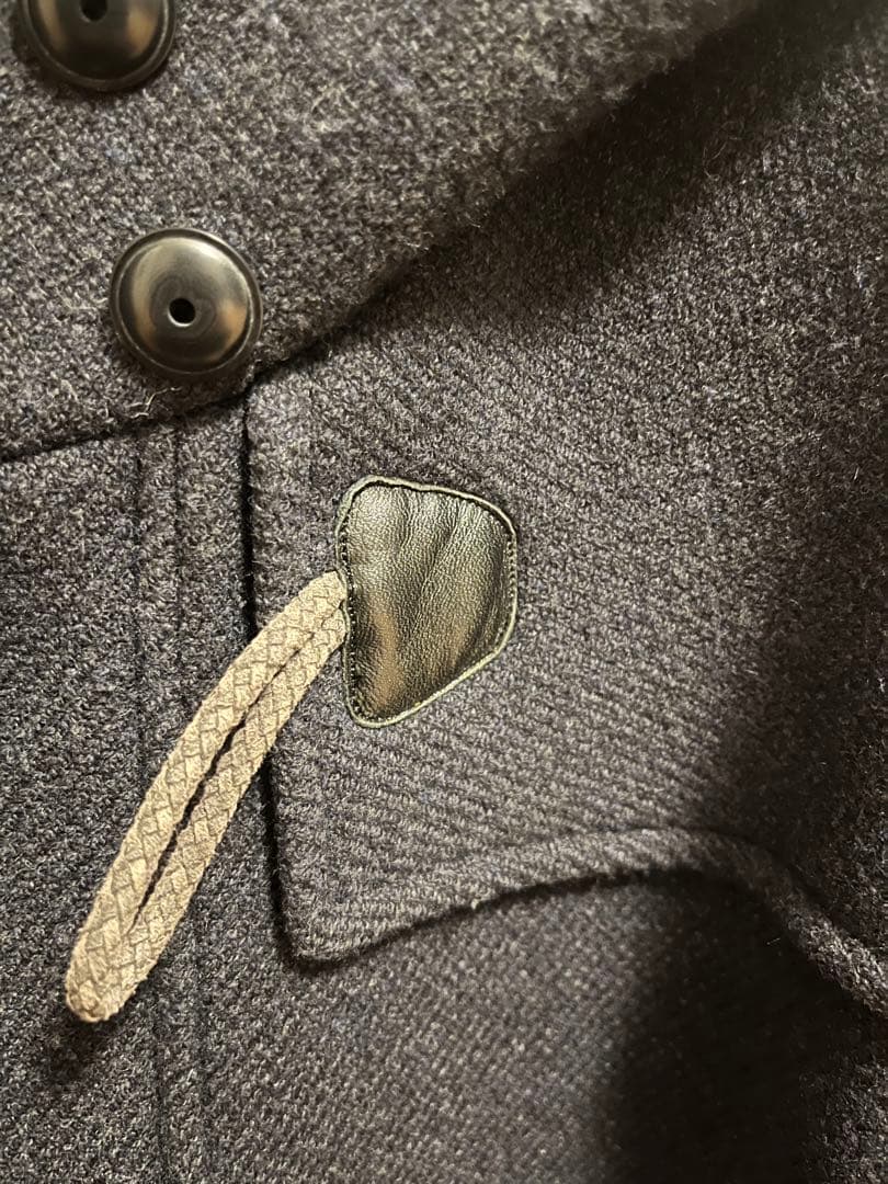 ミナペルホネン ダッフルコート 38 ネイビー