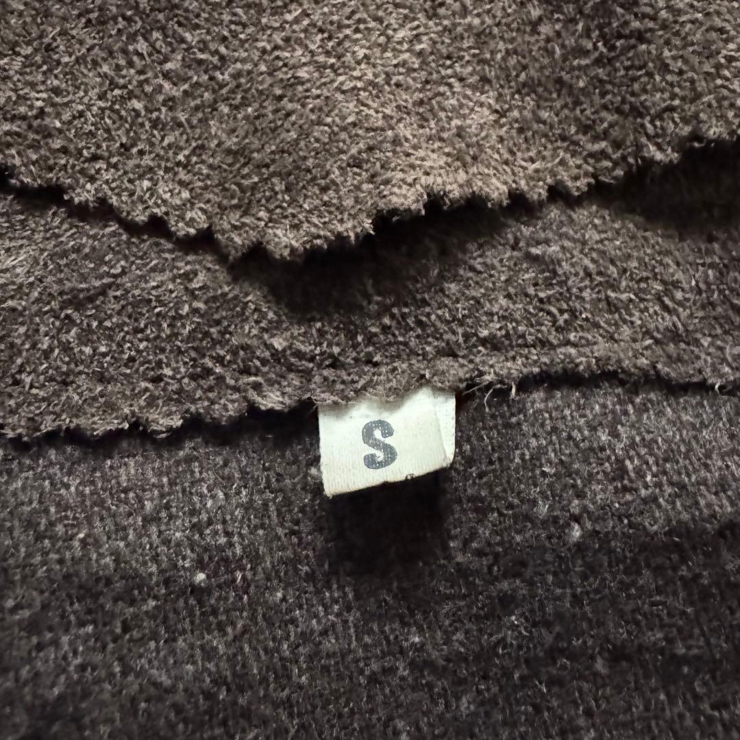 vintage レザージャケット　ウエスタン　フリンジ　ギミック　イタリア製　L