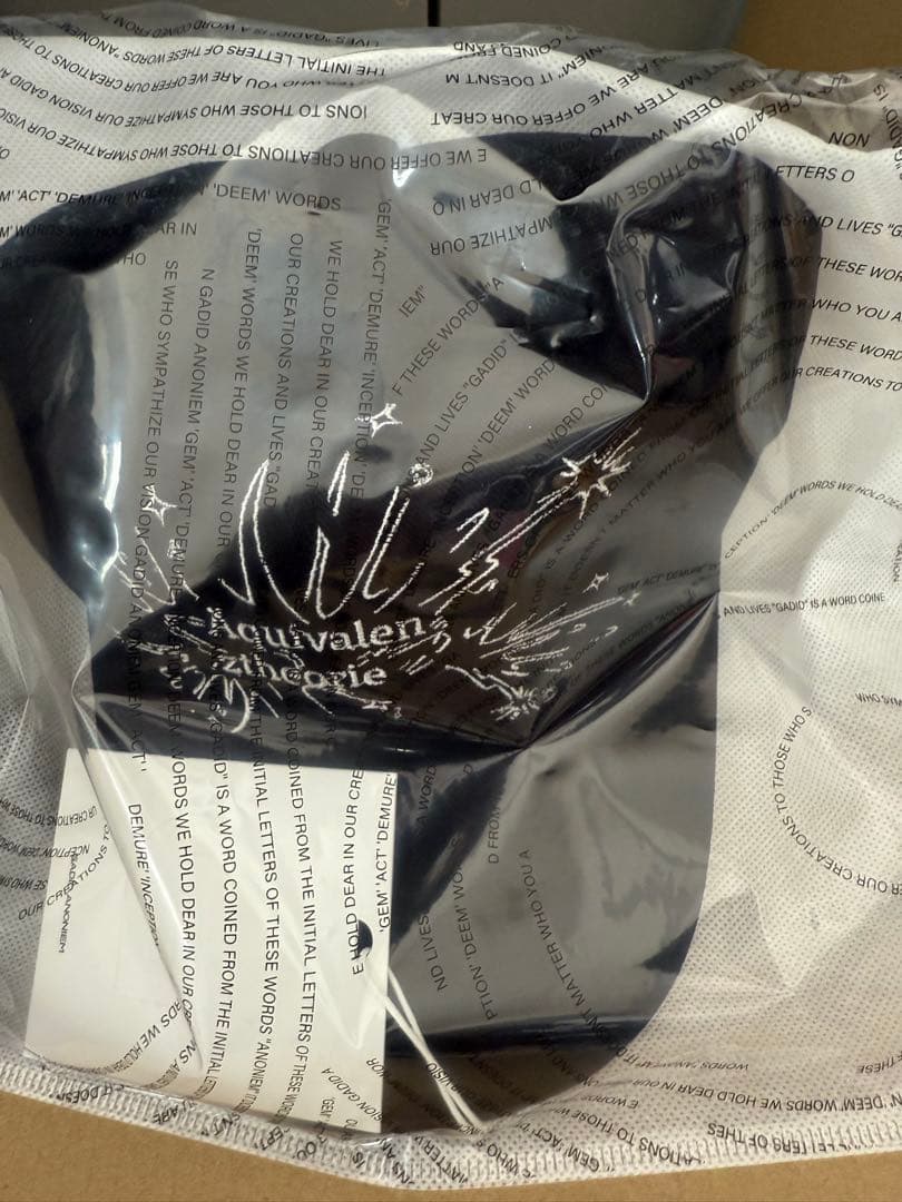 【未開封】GADID ANONIEM キャップ/ ZHOK / BLACK