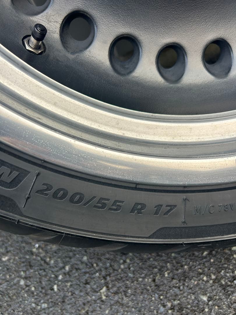 ハーレー17インチホイールセット