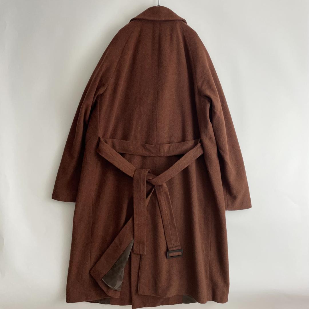 未使用 HEVO (r) 54 イタリア製 ダブルブレストコート ウール