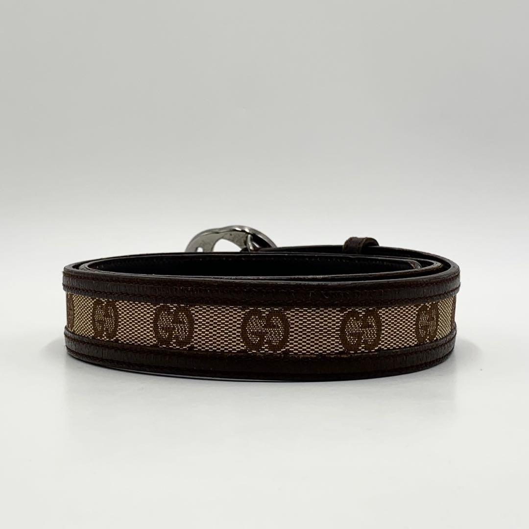 GUCCI グッチ ベルト BELT インターロッキング GGキャンバス