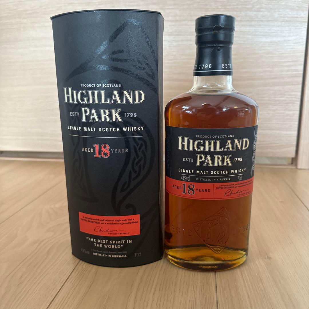 【終売品】ハイランドパーク　18年　旧ボトル