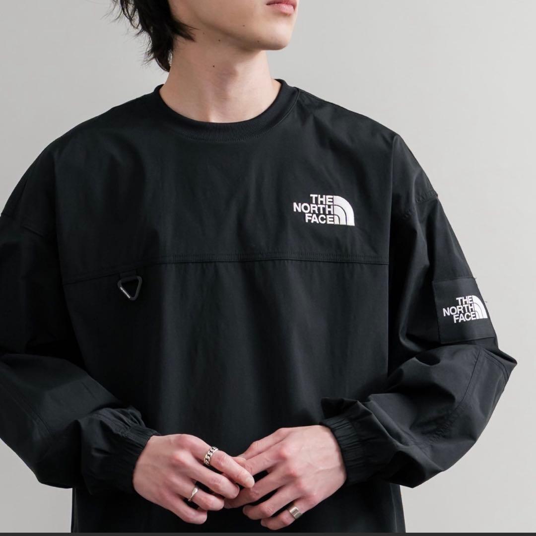 XL＊アルバニークルーネック＊ブラック　黒＊ロンT＊ノースフェイス＊韓国限定
