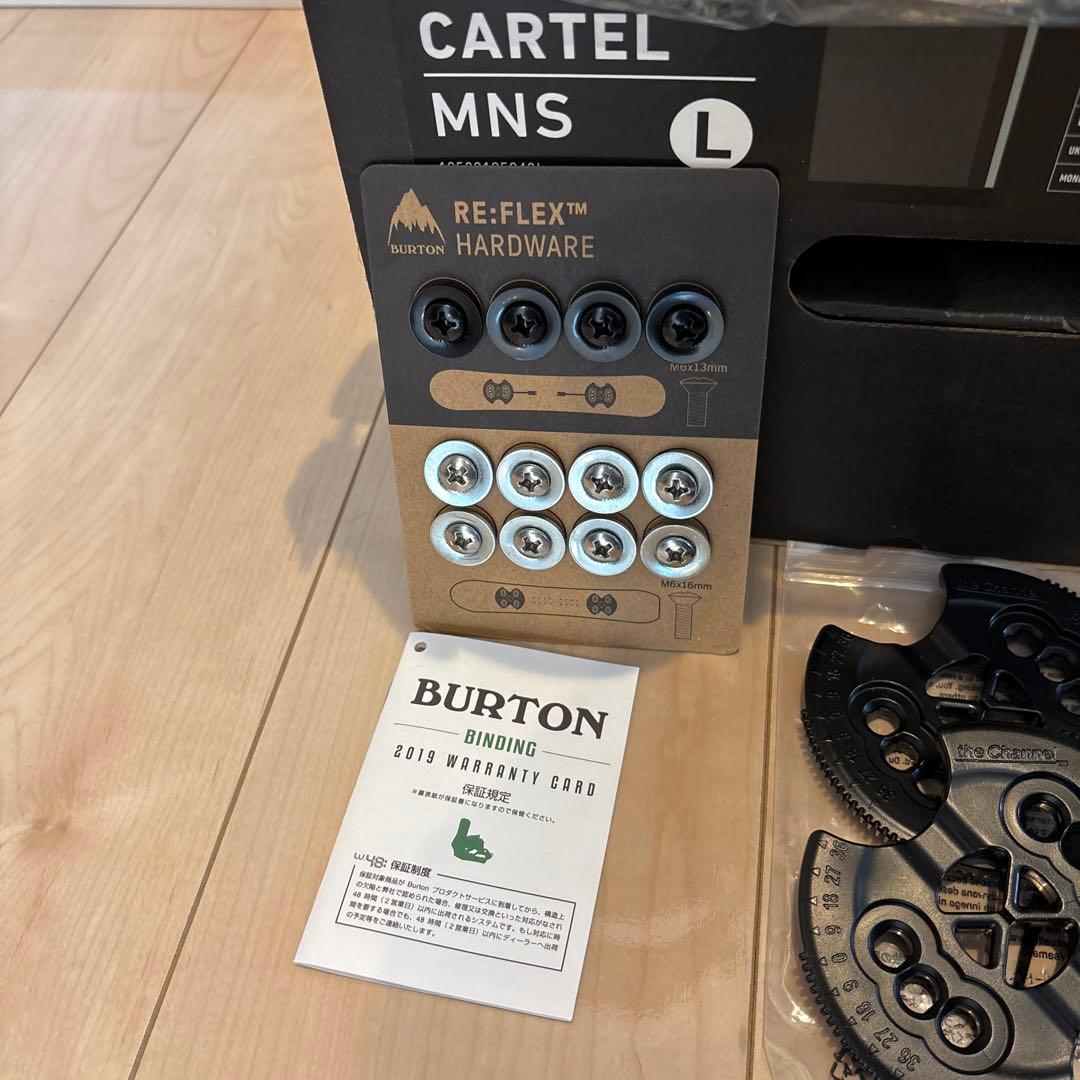 BURTON Cartel MNS ビンディング Lサイズ　2019