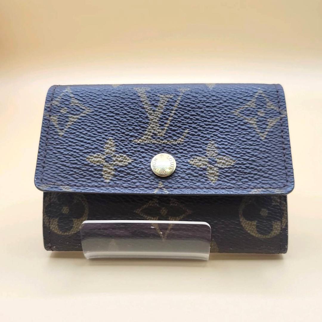 【美品】ルイヴィトン モノグラム ポルトモネ プラ ケース 小銭入れ