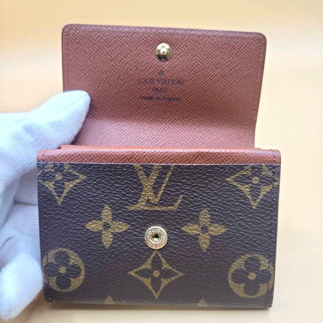 【美品】ルイヴィトン モノグラム ポルトモネ プラ ケース 小銭入れ