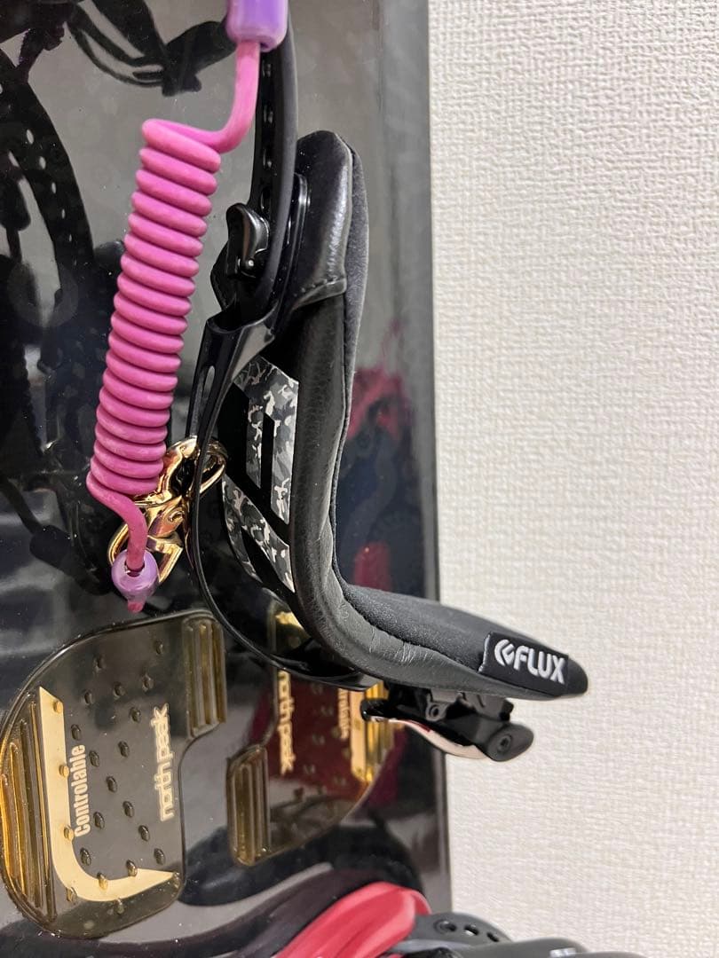 SALOMON スノーボード ストライプ柄 バインディング付き