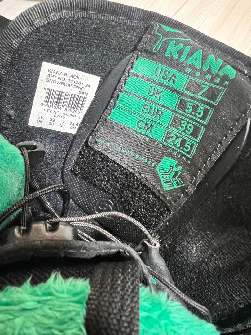 SALOMON スノーボード ストライプ柄 バインディング付き