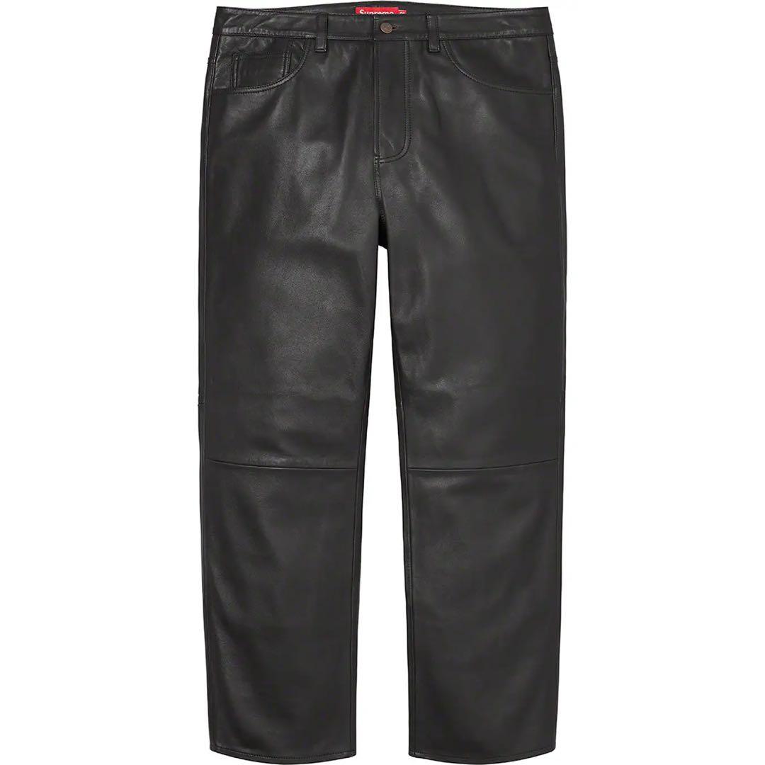 パンツ Supreme Leather 5-Pocket Jean 36
