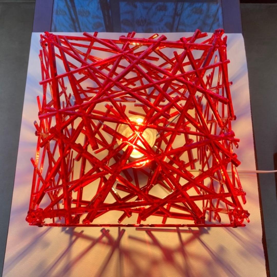 ドイツ製 Koziol社製 コジオル フロアライト スタンド 照明 赤色 レトロ