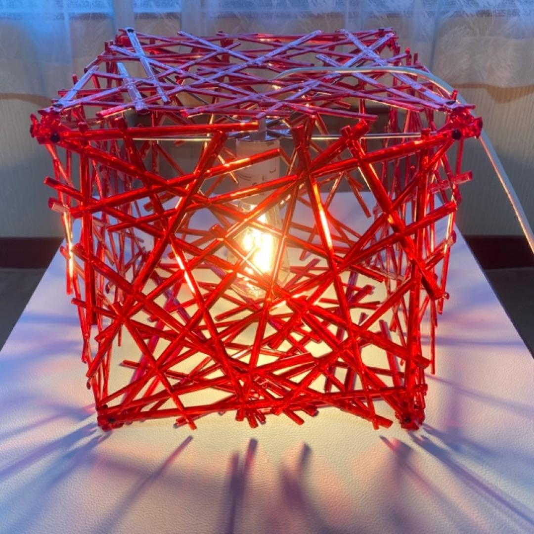 ドイツ製 Koziol社製 コジオル フロアライト スタンド 照明 赤色 レトロ