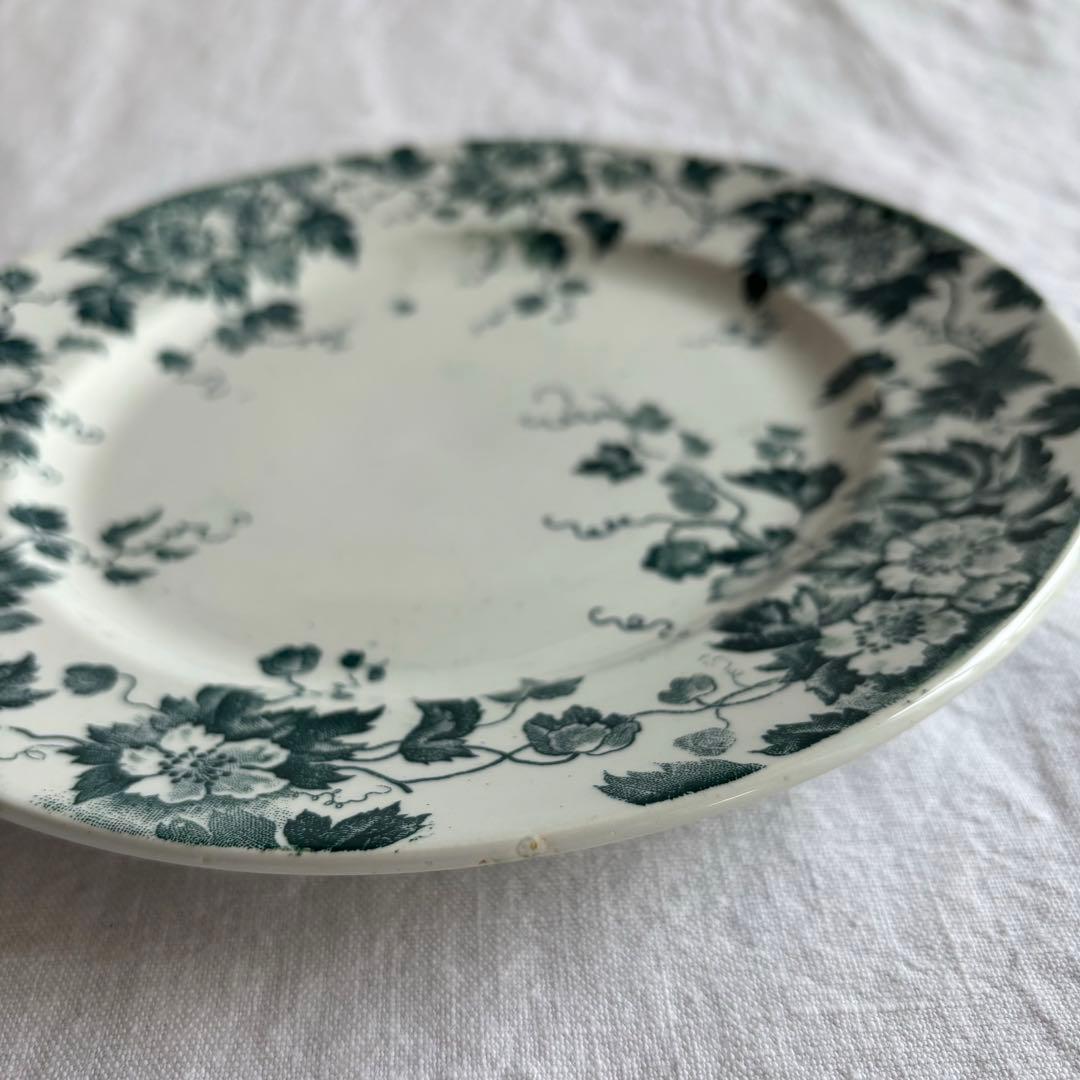 フランスアンティーク サンタマン Marion デザートプレート2枚セット