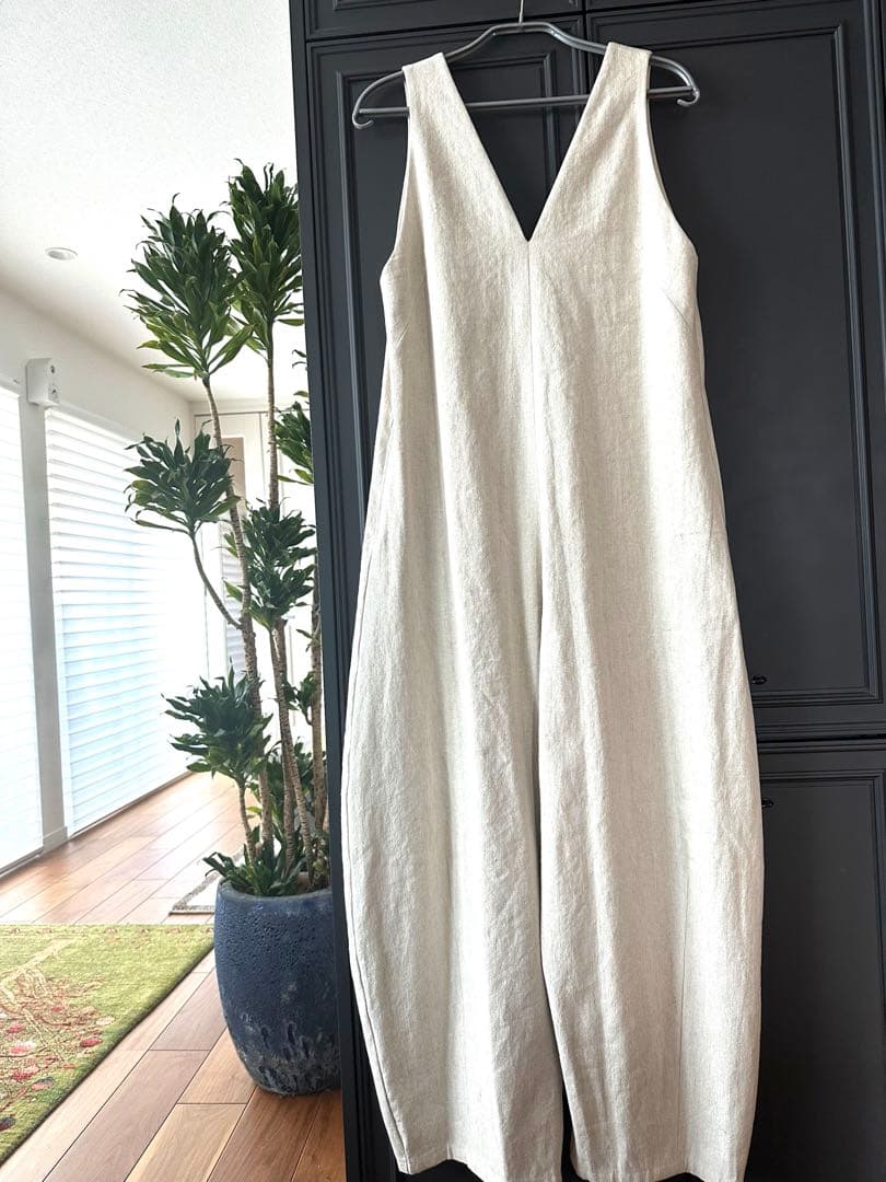 プラージュ　plage バルーン　オールインワン　ベージュ　36 試着のみ美品