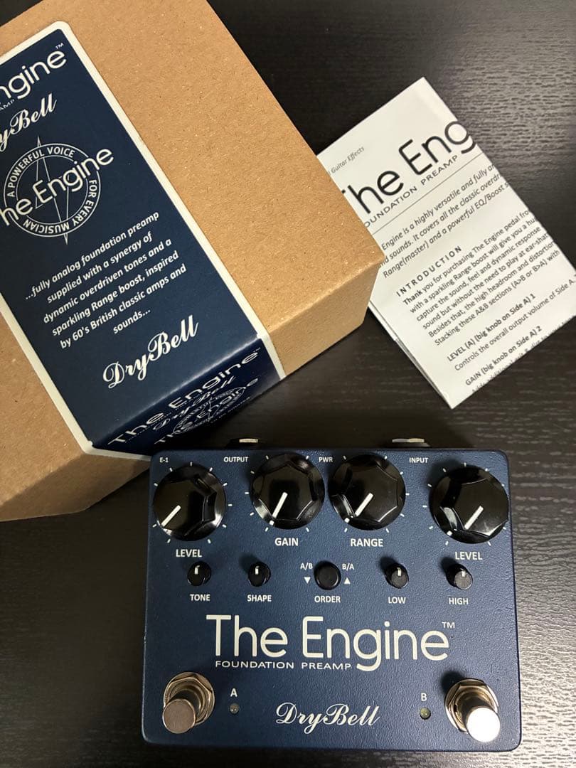【美品】DryBell The Engine☆オーバードライブ・プリアンプ