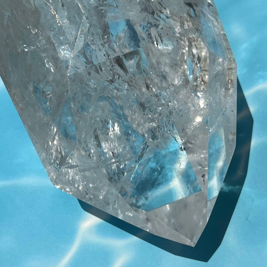 ✳️☆幻宝☆極品極上ハイパワー水晶☆レインボー レムリアンシード 六角柱 天然石